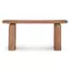 Chloe Hickory Brown Rectangular Console Table
