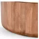 Josie Hickory Brown Round Marble Top Coffee Table