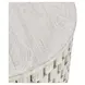 Norwood Coastal White Round End Table