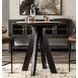 Rodrigo Black 32" Round Counter Height Table