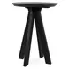 Rodrigo Black 32" Round Bar Table