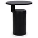 Decklyn Black Oval Accent Table