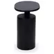Decklyn Black Oval Accent Table