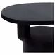 Decklyn Black Oval Accent Table