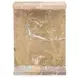 Delaney Rusty Brown Rectangular Marble Top Accent Table