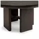 Celadon Truffle Roast 60" Round Dining Table