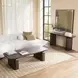 Milan Truffle Roast Rectangular Console Table