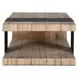 Danica Cafe Brown Rectangular Coffee Table