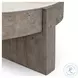Sonoma Antique White And Distressed Gray Round Coffee Table