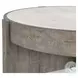 Sonoma Antique White And Distressed Gray Round Coffee Table