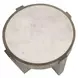 Sonoma Antique White and Distressed Gray Round Concrete Top End Table