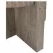 Sonoma Antique White and Distressed Gray Round Concrete Top End Table