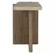 Dillon Natural and Antique White Rectangular Concrete Top Console Table