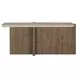 Dillon Natural and Antique White Rectangular Concrete Top Console Table