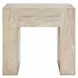 Bristol Aged Cream Square End Table