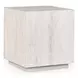 Layne Milk White Square End Table