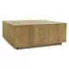 Layne Light Brown Square Coffee Table with Casters