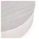 Layne Milk White Round Coffee Table with Casters