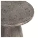 Collins Dark Gray 16" Round Outdoor Concrete Top Accent Table