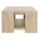 Troy Aged Cream Rectangular Coffee Table