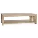 Troy Aged Cream Rectangular Coffee Table