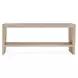 Troy Aged Cream Rectangular Console Table