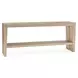 Troy Aged Cream Rectangular Console Table