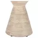 Fern Beige Round Outdoor Concrete Top Accent Table