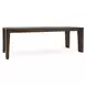 Troy Suede Brown 89" Rectangular Dining Table
