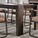 Troy Suede Brown 89" Rectangular Dining Table