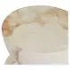 Leva Beige Round Outdoor Concrete Top End Table