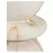 Leva Beige Round Outdoor Concrete Top End Table