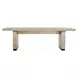 Lynx Antique White 94" Rectangular Dining Table