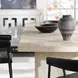 Lynx Antique White 94" Rectangular Dining Table