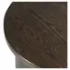 Runa Coffee Brown Round End Table
