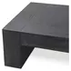 Bristol Aged Black Rectangular Coffee Table