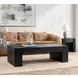 Bristol Aged Black Rectangular Coffee Table