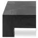 Bristol Aged Black Square End Table