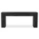 Bristol Aged Black Rectangular Console Table