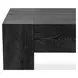 Bristol Aged Black Rectangular Console Table