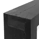 Bristol Aged Black Rectangular Console Table