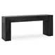 Bristol Aged Black Rectangular Console Table