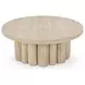 Tiber Cream Washed Round Coffee Table
