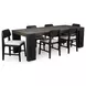 Deaven Toasted Brown 94" Rectangular Dining Table