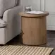 Runa Khaki Mist Round End Table