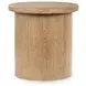 Runa Khaki Mist Round End Table