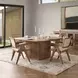 Vander Tawny Brown 60" Square Dining Table