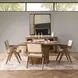 Vander Tawny Brown 60" Square Dining Table