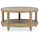 Devin Khaki Mist Round Coffee Table