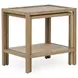 Devin Khaki Mist Rectangular Nesting Accent Table